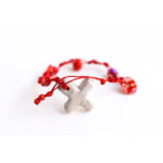 CROSS BRACELET RED