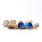 WOODEN DOODLE BLUE SMALL CIRCLE