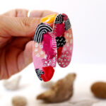 WOODEN DOODLE PINK OVAL