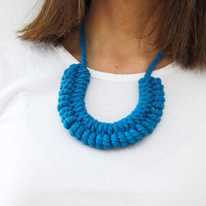 ROPE NECKLACE BLUE