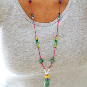 COLORFUL SUMMER NECKLACE PINK