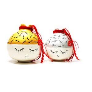 «XPYΣΟ-ΑΣΗΜΙ» ΠΡΟΣΩΠΟ ΓΟΥΡΙ ΚΕΡΑΜΙΚΟ ΡΟΔΙ